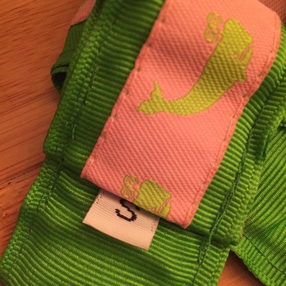 Preppy whale print pink and green ribbon belt 💕 - Picture 3 of 3